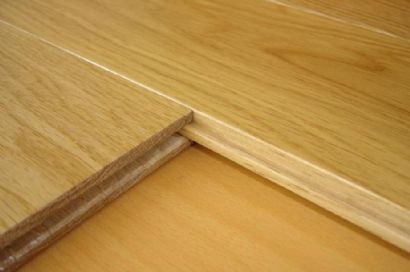 Solid oak wood flooring