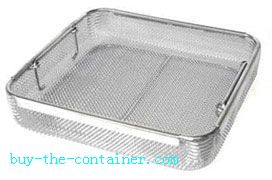 Stainless steel instrument trays