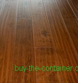 Distressed timber flooring