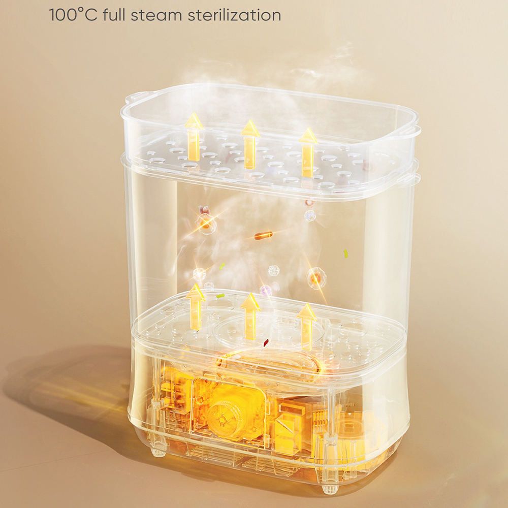 Baby Feeding Bottle Steriliser Steam Sterilizers for Baby Milk Bottle Sterilizer