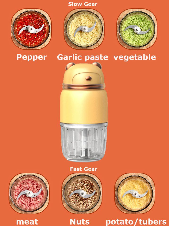 300ml 8 blades baby food chopper